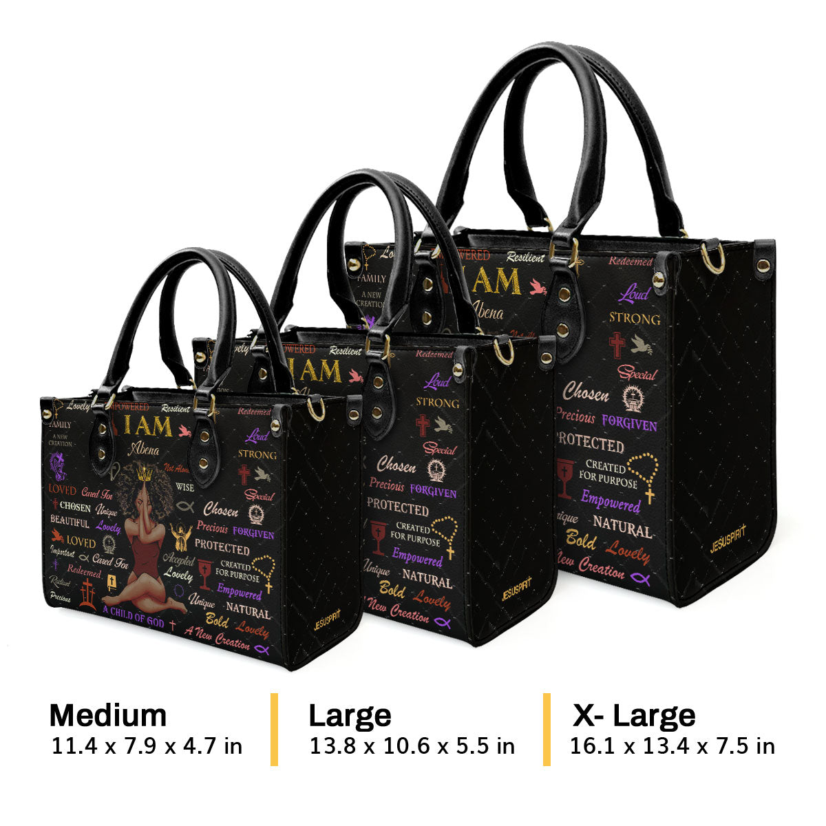 Child Of God - Personalized Leather Handbag - Gift for Women GMJSLB200033