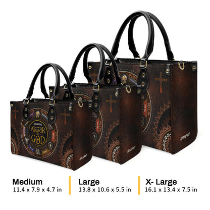 Armor Of God - Personalized Leather Handbag for Women GMJSLB200008