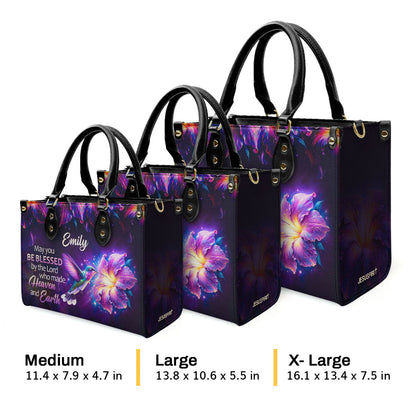 Be Blessed - Personalized Leather Handbag GMJSLB200025