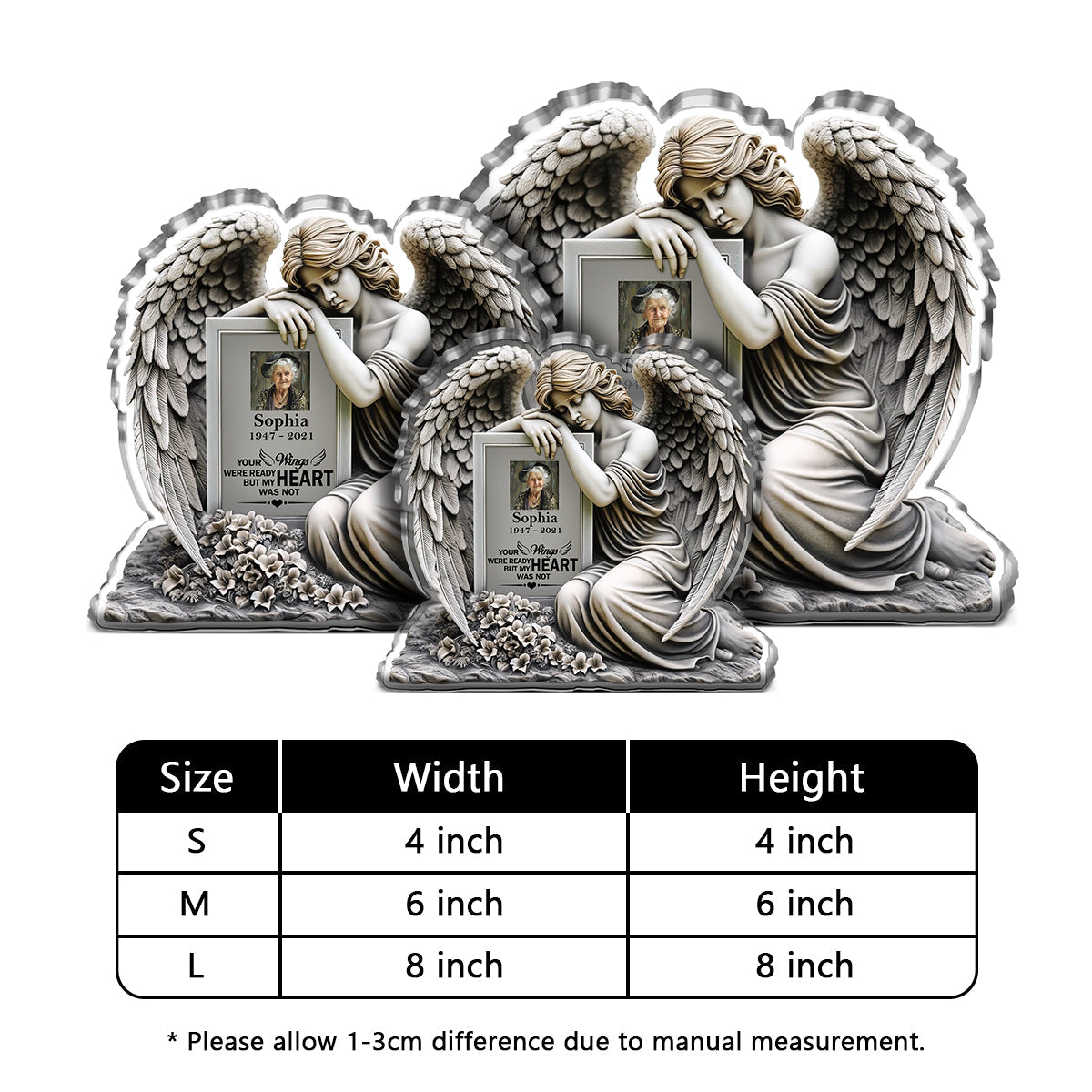 Your Wings Were Ready - Memorial Acrylic Plaque GAPJS10297