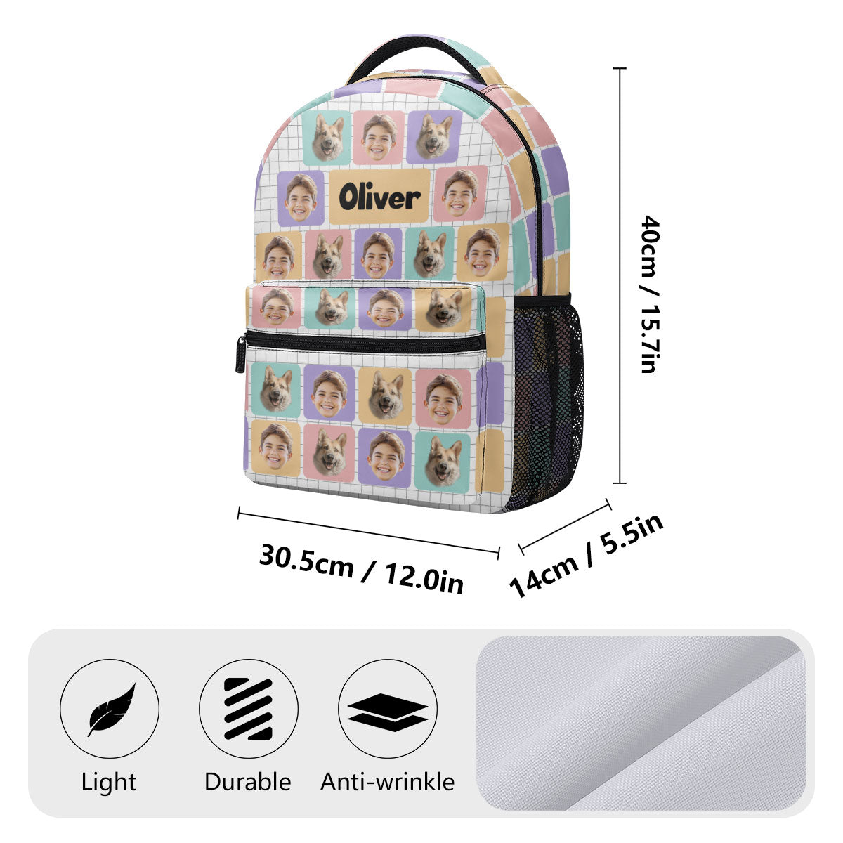Faith-Inspired - Personalized Backpack for Kids
