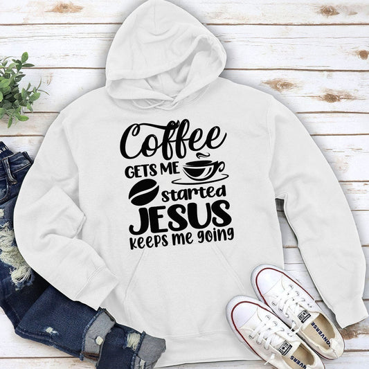 Jesus Keeps Me Going - Christian Hoodie