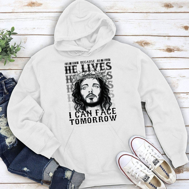 Because He Lives - Unisex Hoodie Christian Inspirational Apparel