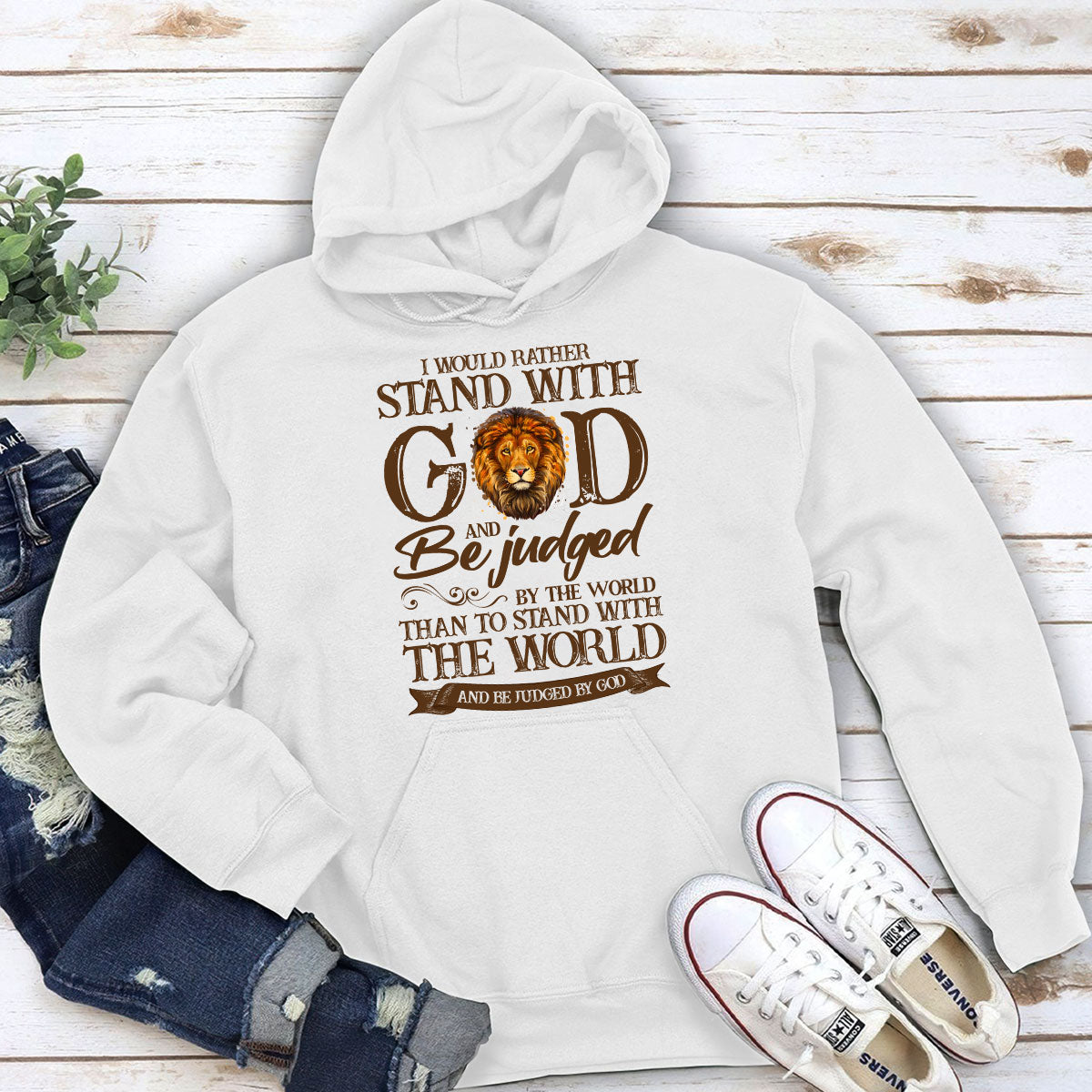 I Would Rather Stand With God - Unisex Hoodie