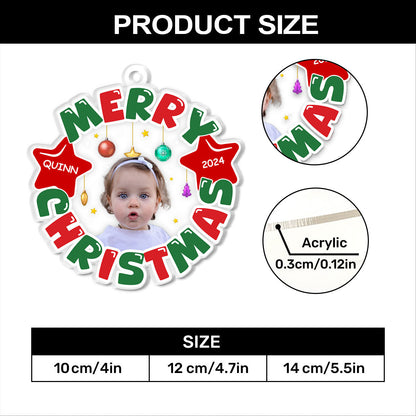 Christmas Gift - Personalized Acrylic Ornament GOJS10178