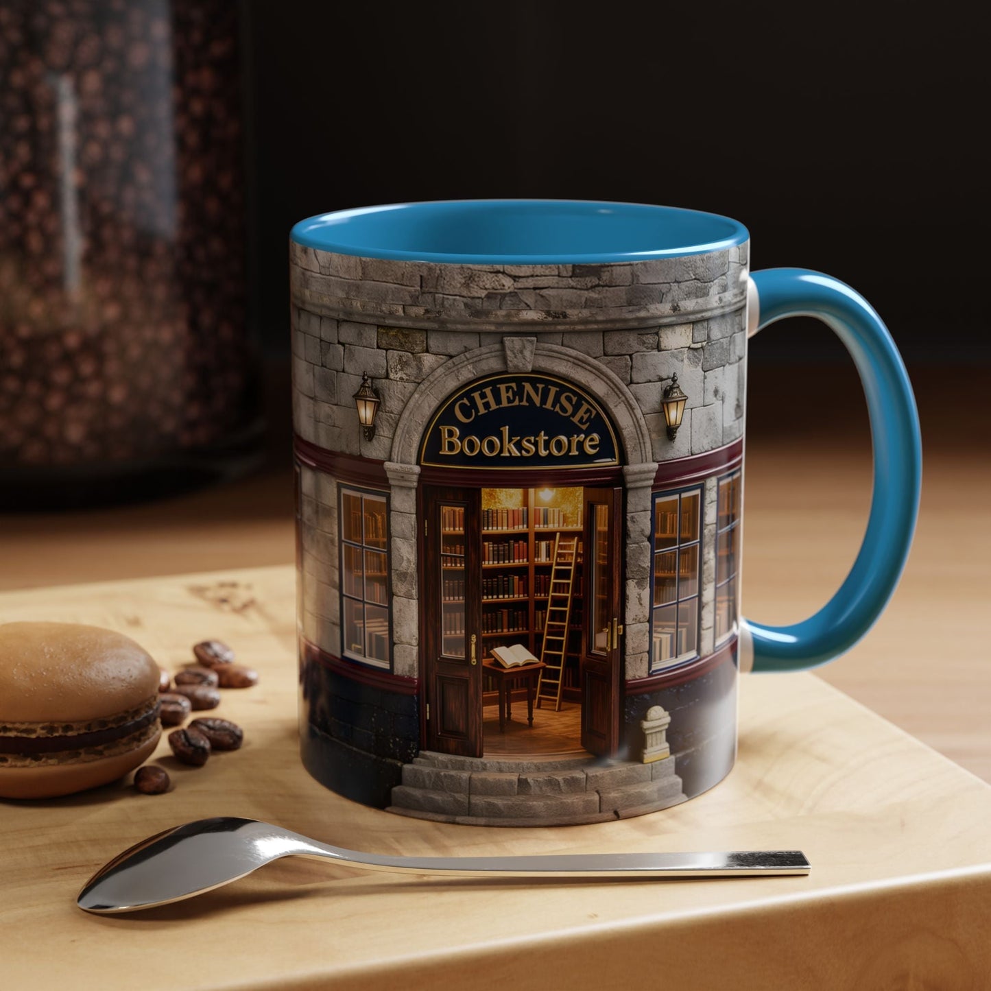 Custom Bookstore Mug - Personalized Coffee Mug - Book Lover Gifts TC100042