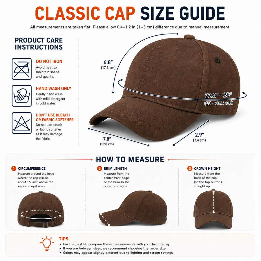 Size guide — Never Forget 9/11 25th Anniversary - Personalized Classic Cap VT100059