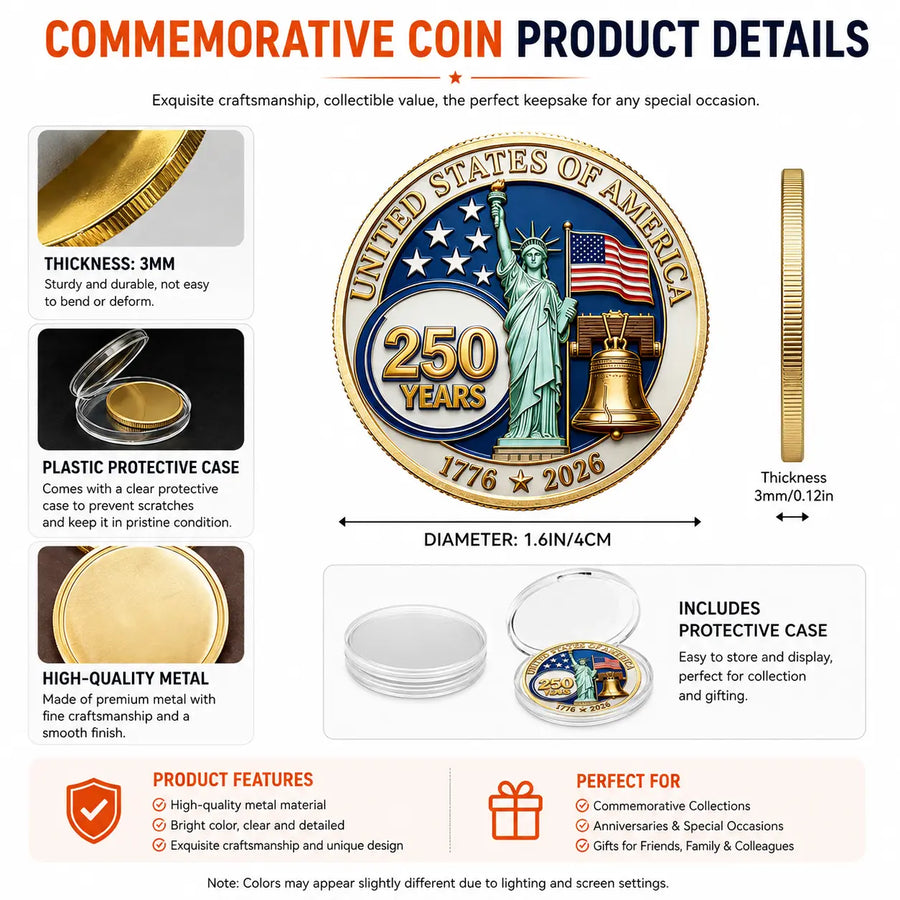 Size guide — 911 Never Forget Challenge Coin - Commemorative Coin VT100057