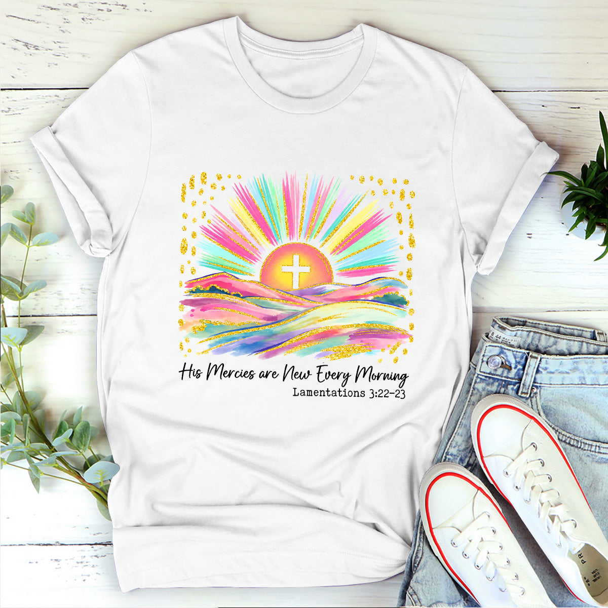 His Mercies Are New Every Morning - 2D Unisex T-shirt GMJSTS200001