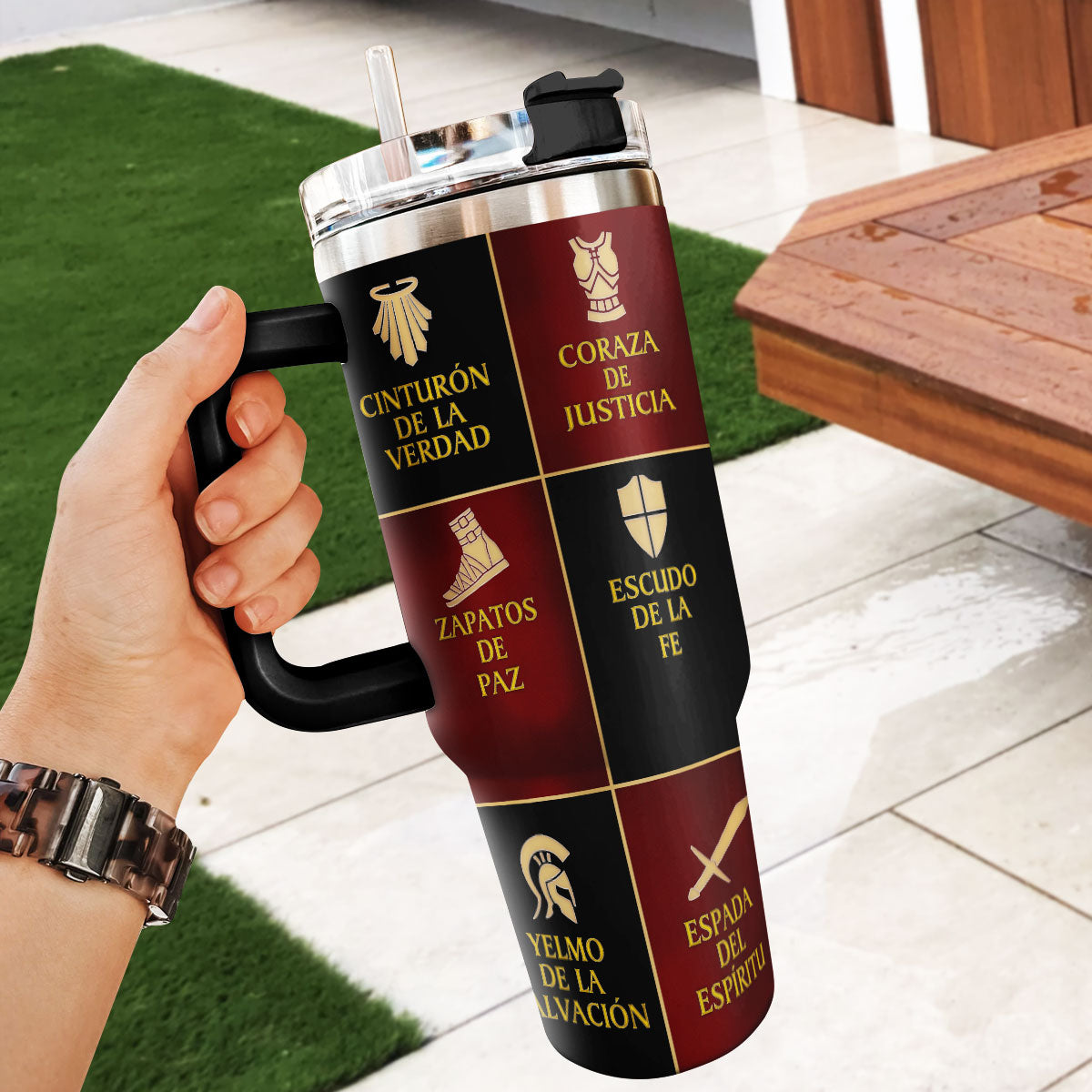 Armour of God - Personalized Stainless Steel Tumbler