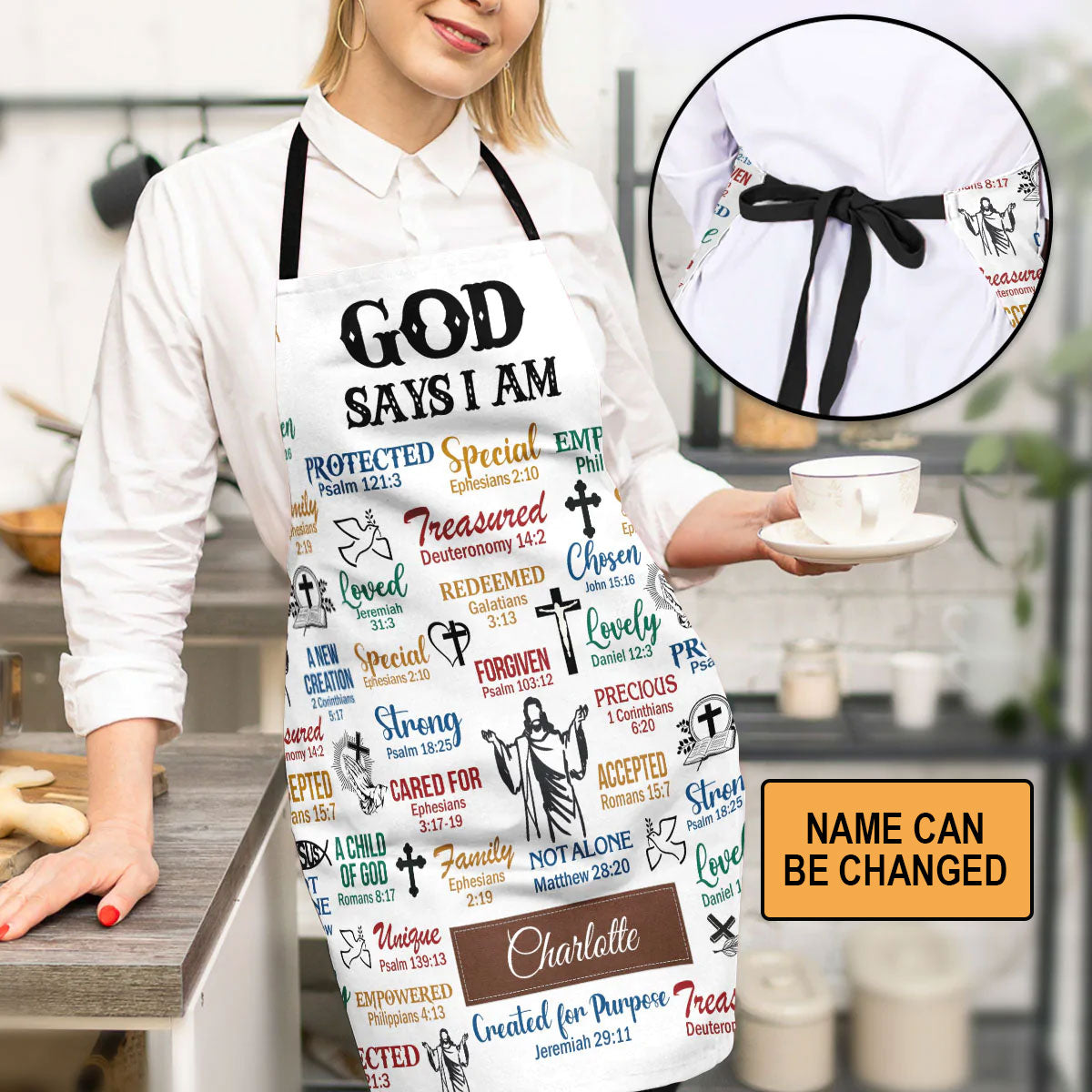 What God Says About You - Personalized Kitchen Apron