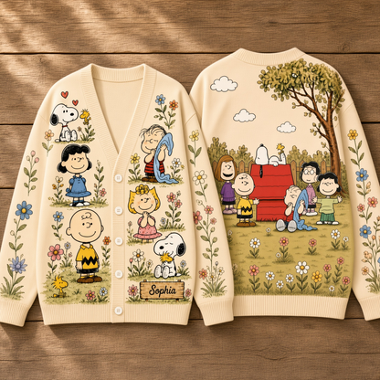 Just Loves Penu And Nutty Gang - Cardigan Sweater TC100099