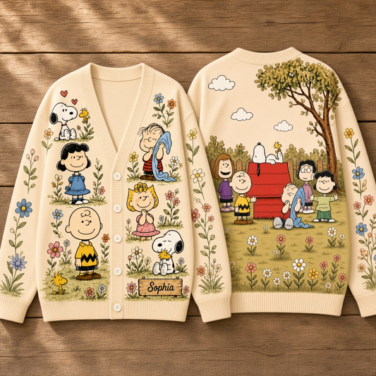 Just Loves Penu And Nutty Gang - Cardigan Sweater TC100099