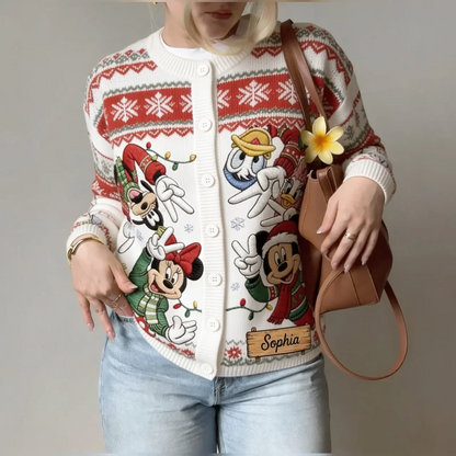 Magic Mouse And Friends - Cardigan Sweater TC100130