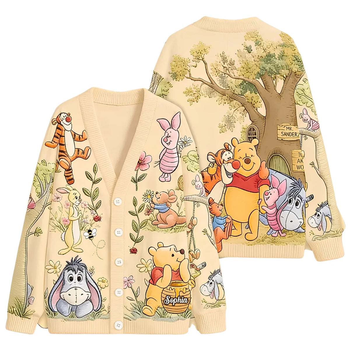 Loves Honey Bear 100th Anniversary - Cardigan Sweater TC100083