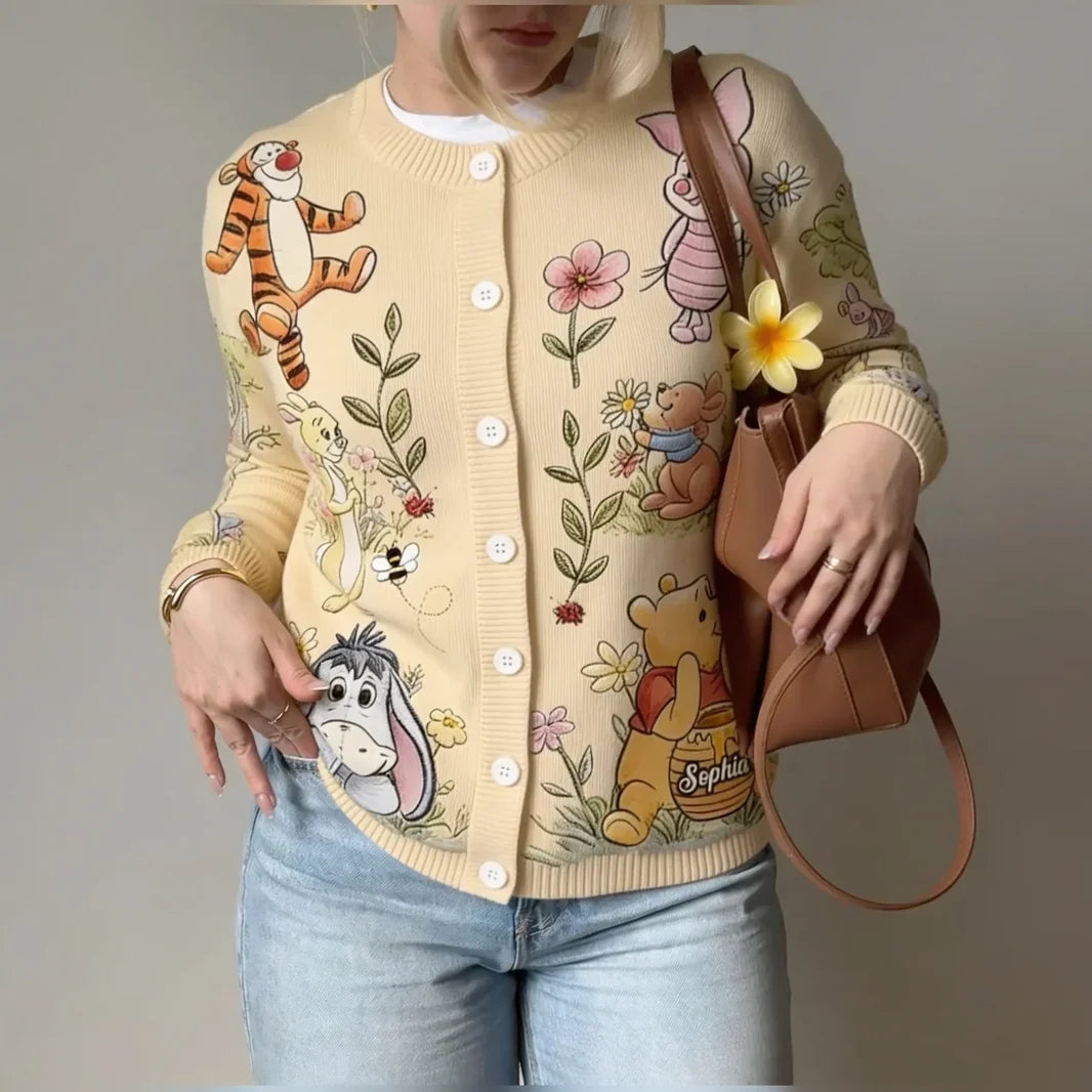 Loves Honey Bear 100th Anniversary - Cardigan Sweater TC100083