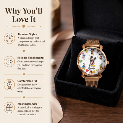 Mouse Magical Moments - Personalized Women's Wrist Watch KN100249