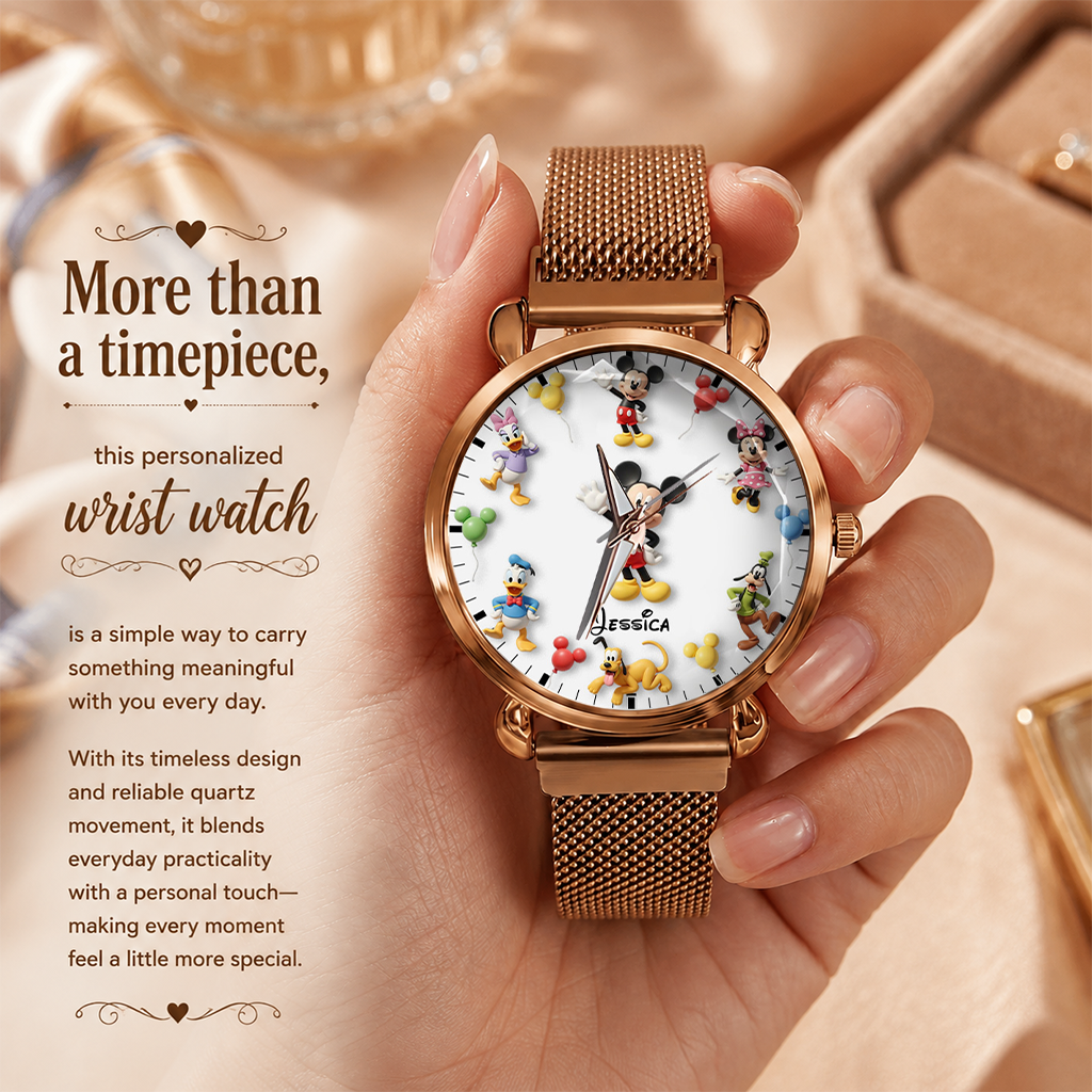 Mouse Magical Moments - Personalized Women's Wrist Watch KN100249