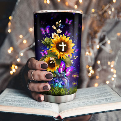 Faith-Inspired Gift for Granddaughter - Stainless Steel Tumbler