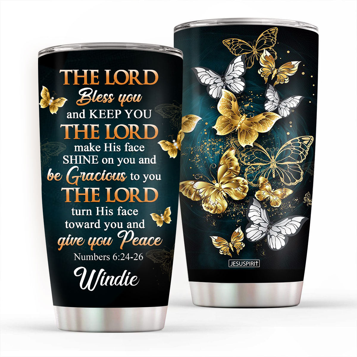 Faith-Inspired Gift for Women - Personalized Stainless Steel Tumbler