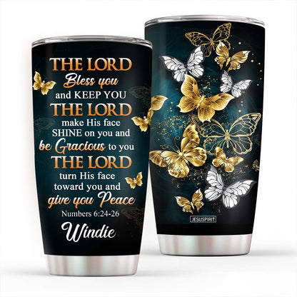Faith-Inspired Gift for Women - Personalized Stainless Steel Tumbler