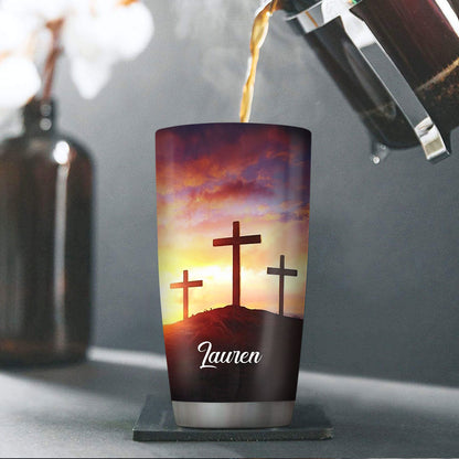 Old Rugged Cross - Custom Stainless Steel Tumbler