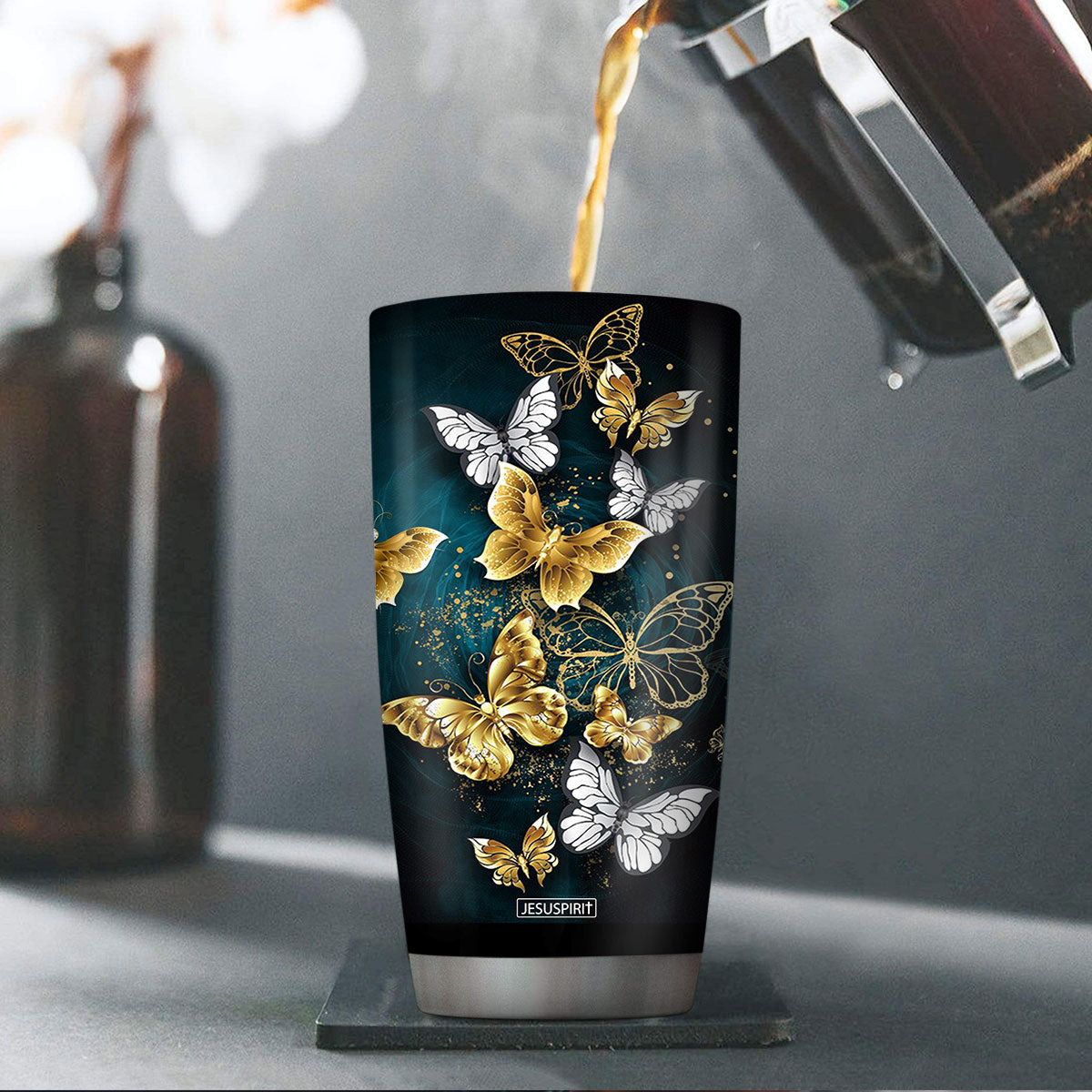 Faith-Inspired Gift for Women - Personalized Stainless Steel Tumbler