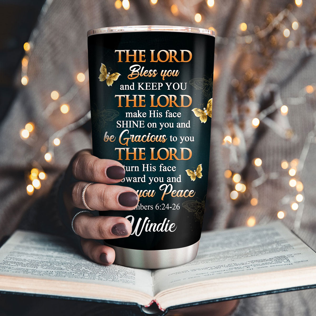 Faith-Inspired Gift for Women - Personalized Stainless Steel Tumbler