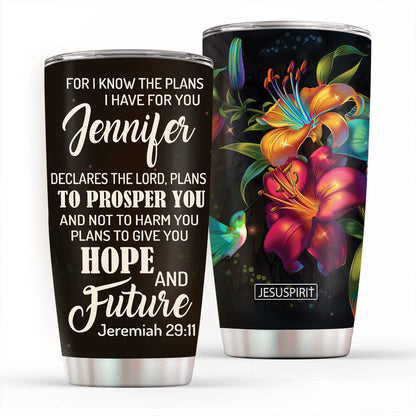 Hope and Future - Personalized Stainless Steel Tumbler