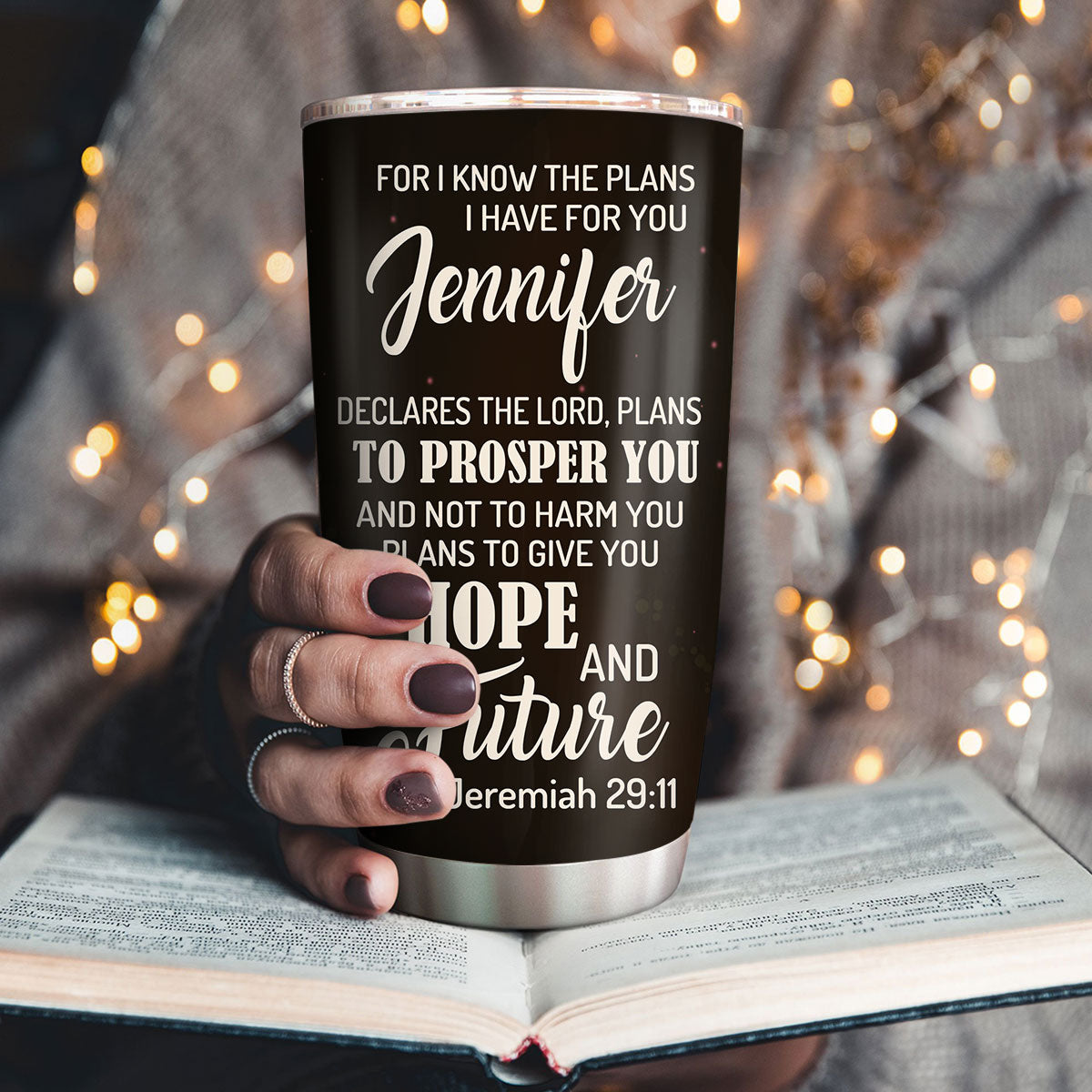 Hope and Future - Personalized Stainless Steel Tumbler