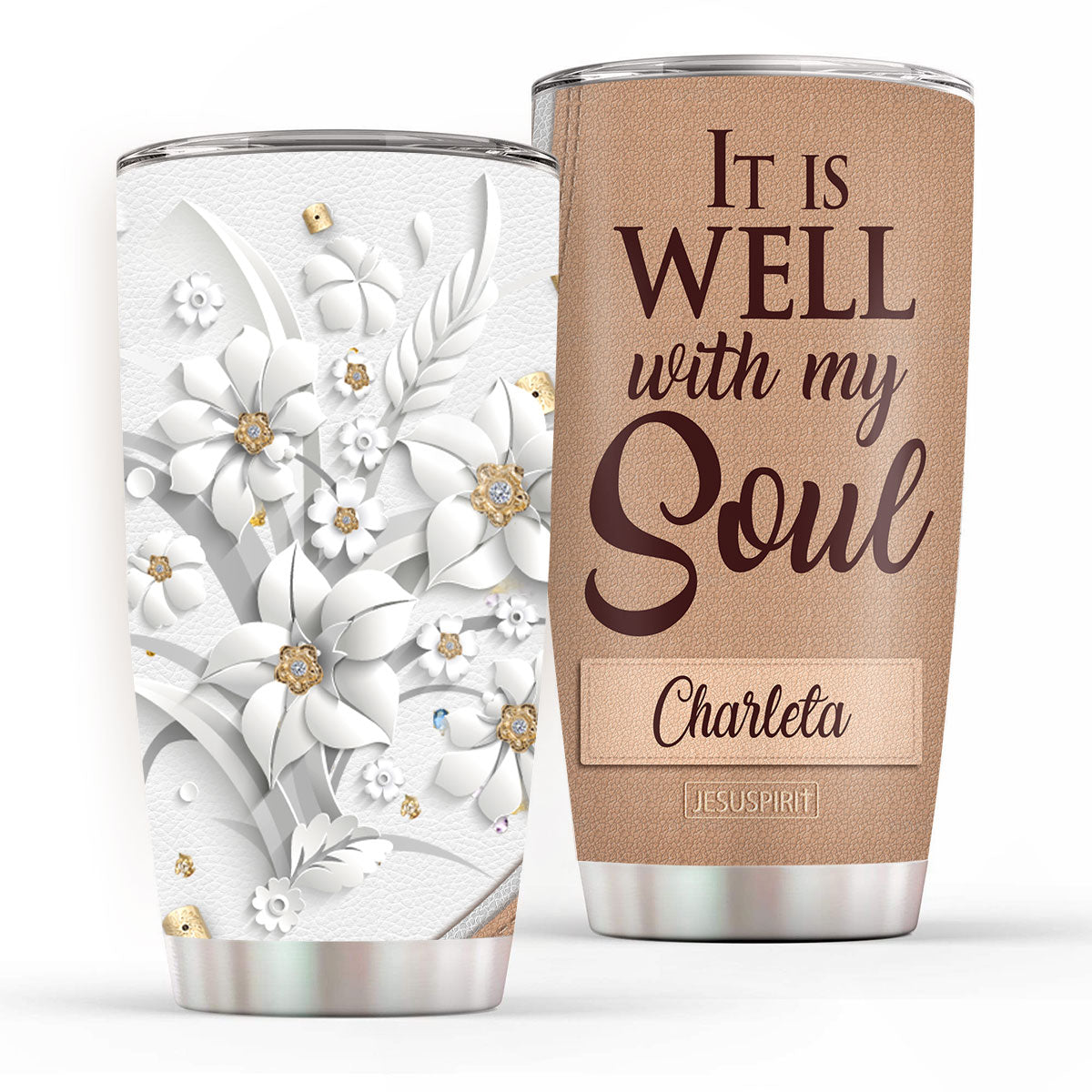 It Is Well With My Soul - Personalized Stainless Steel Tumbler