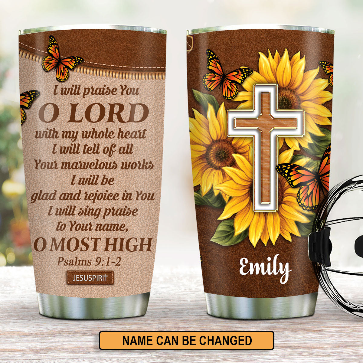 Rejoice in You - Christian Stainless Steel Tumbler 20oz