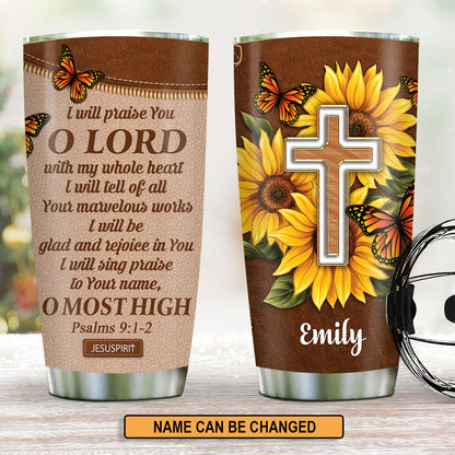 Rejoice in You - Christian Stainless Steel Tumbler 20oz