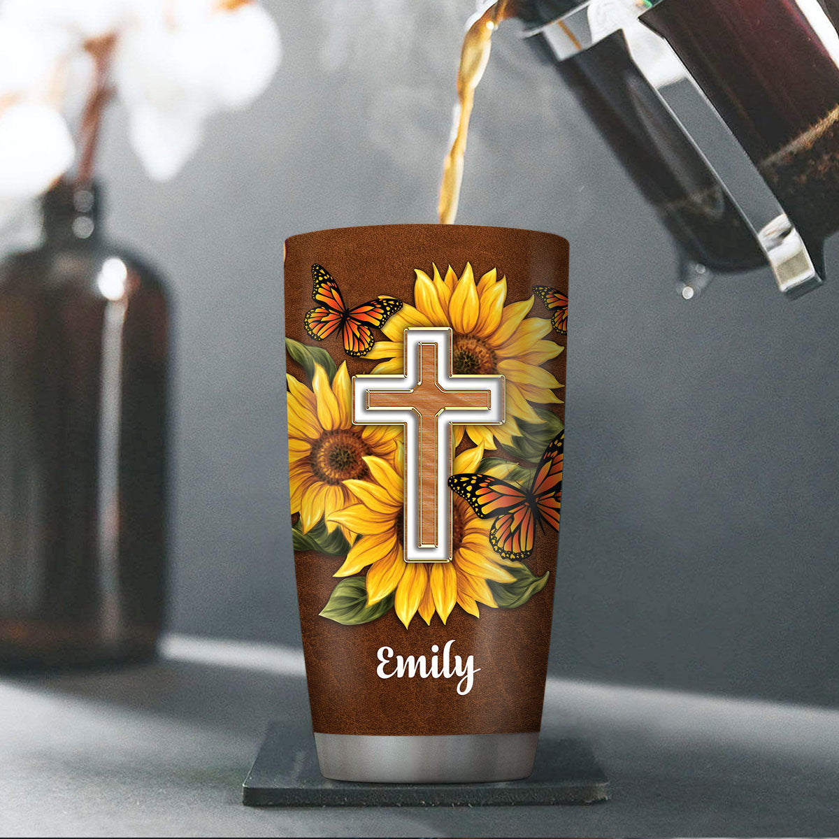 Rejoice in You - Christian Stainless Steel Tumbler 20oz