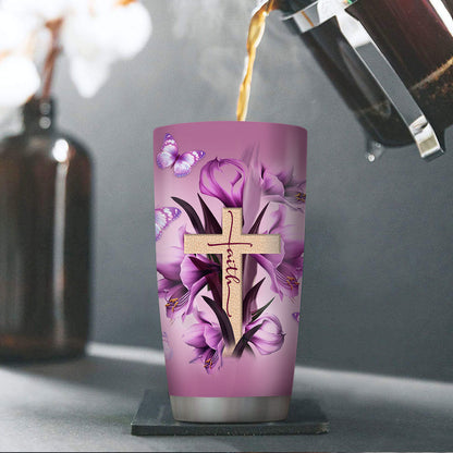 You Can Count On God - Personalized Stainless Steel Tumbler