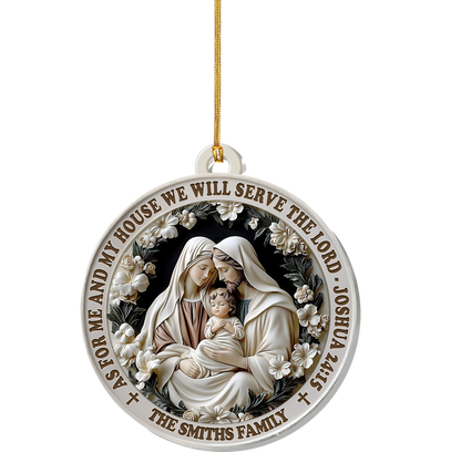 Faith Quote - Personalized Acrylic Ornament - Christian Home Decor GOJS10021
