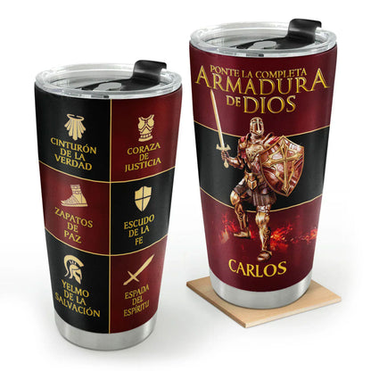 Armour of God - Personalized Stainless Steel Tumbler