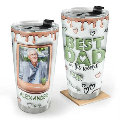 Best Dad In The World - Personalized Stainless Steel Tumbler