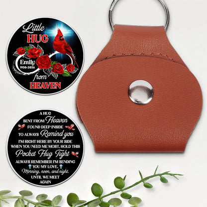 Little Hug From Heaven - Personalized Pocket Hug Keepsake