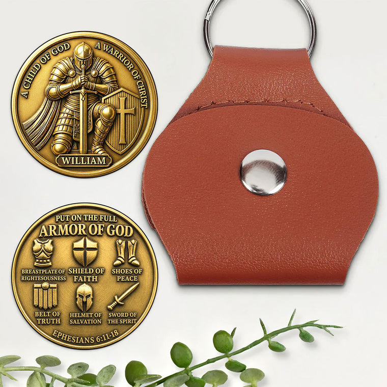Put On The Full Armor Of God - Personalized Pocket Hug Keepsake