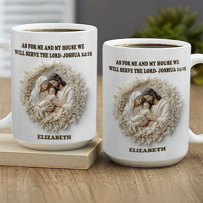 Faith Quote - Personalized White Ceramic Mug