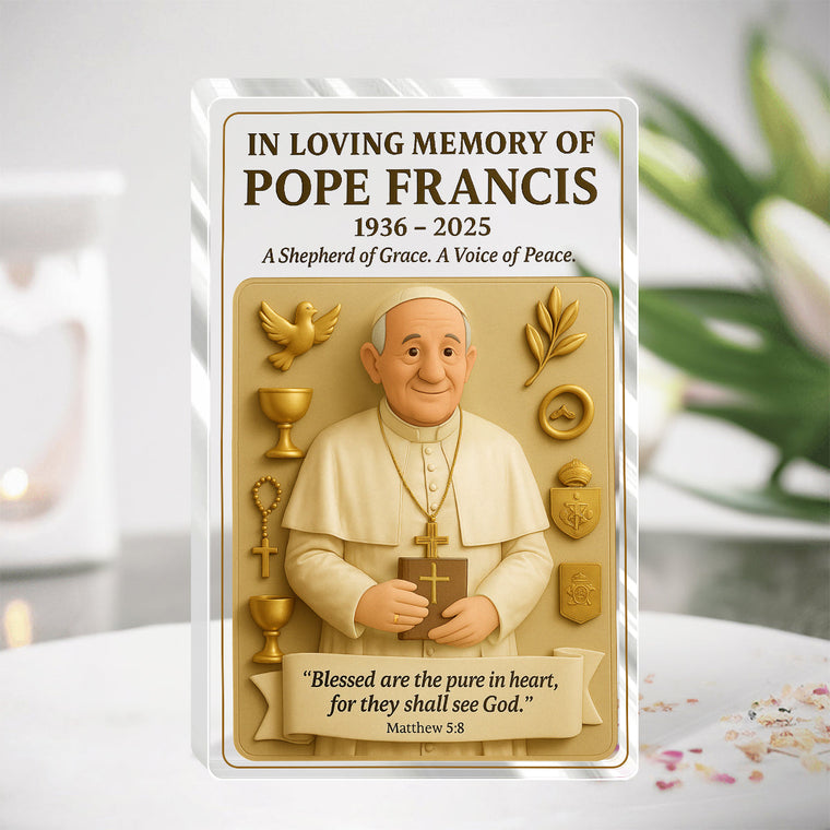 Thank You Father - Custom Shaped Acrylic Plaque GAPJS10257