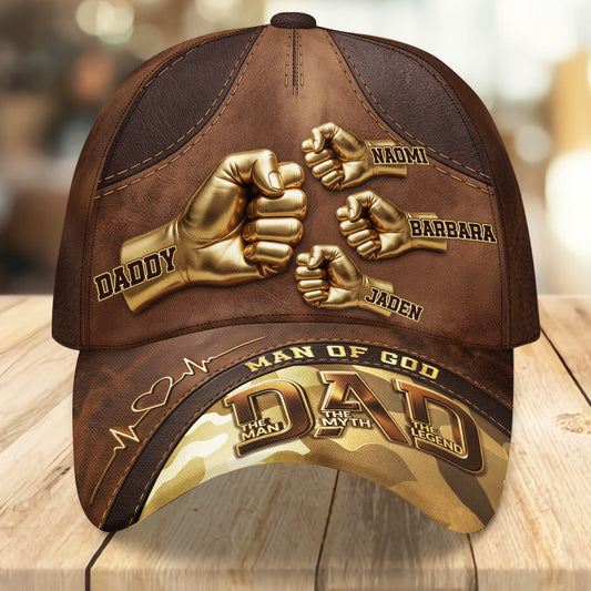 Dad the Man the Myth the Legend - Custom Name Cap GOTPJS10143