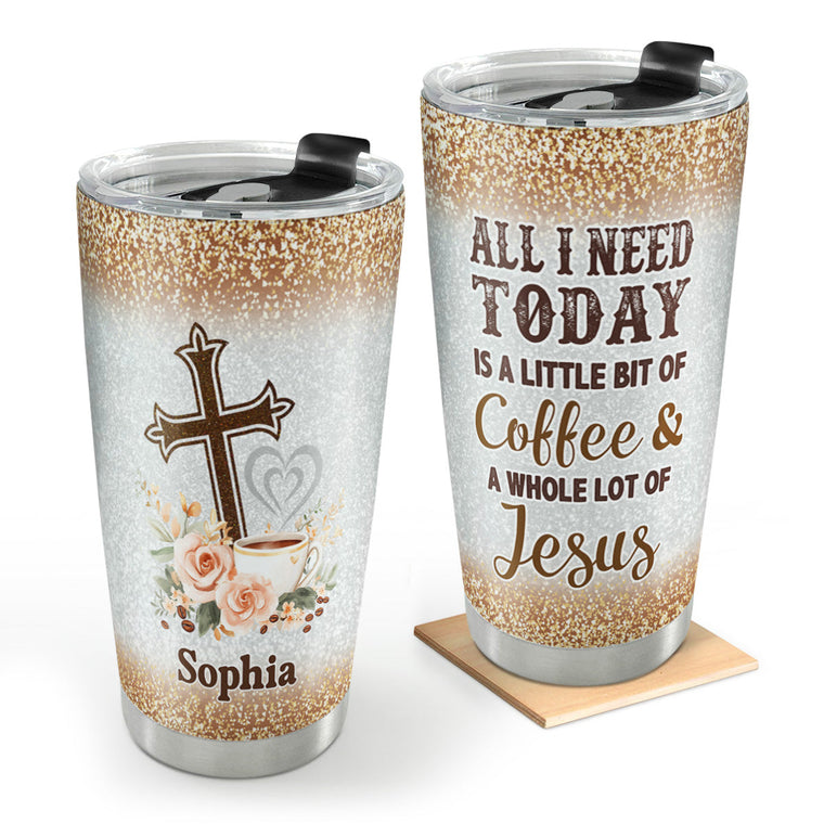 Faith Quote - Personalized Stainless Steel Tumbler
