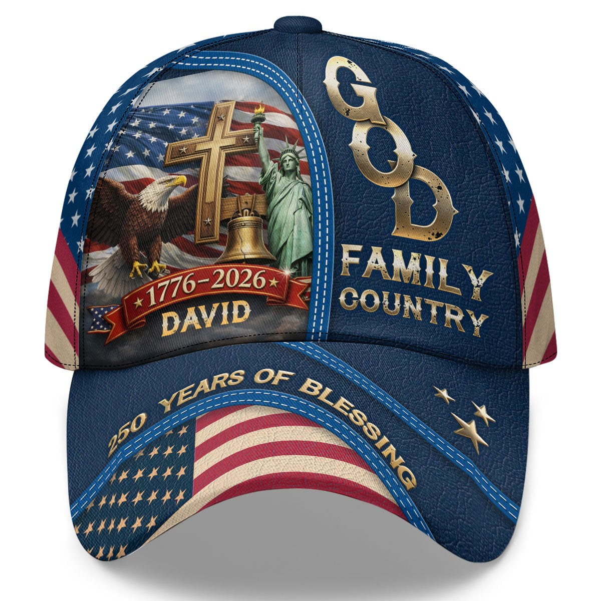 God Family Country - Personalized Classic Cap