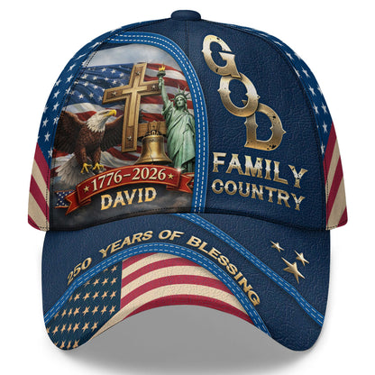 God Family Country - Personalized Classic Cap