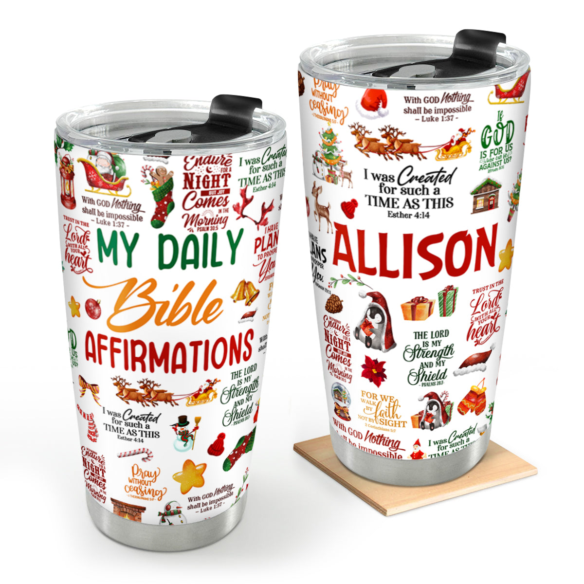 Faith Inspiration - Personalized Stainless Steel Tumbler