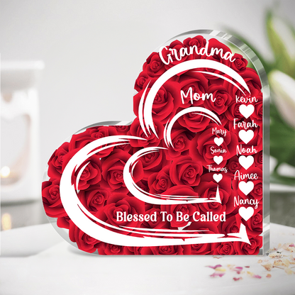 Blessed To Be Called - Personalized Acrylic Plaque GAPJS10238