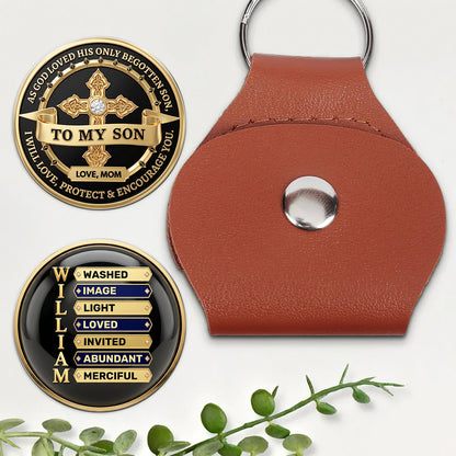 As God Loved His Only Begotten Son - Personalized Keepsake for Him