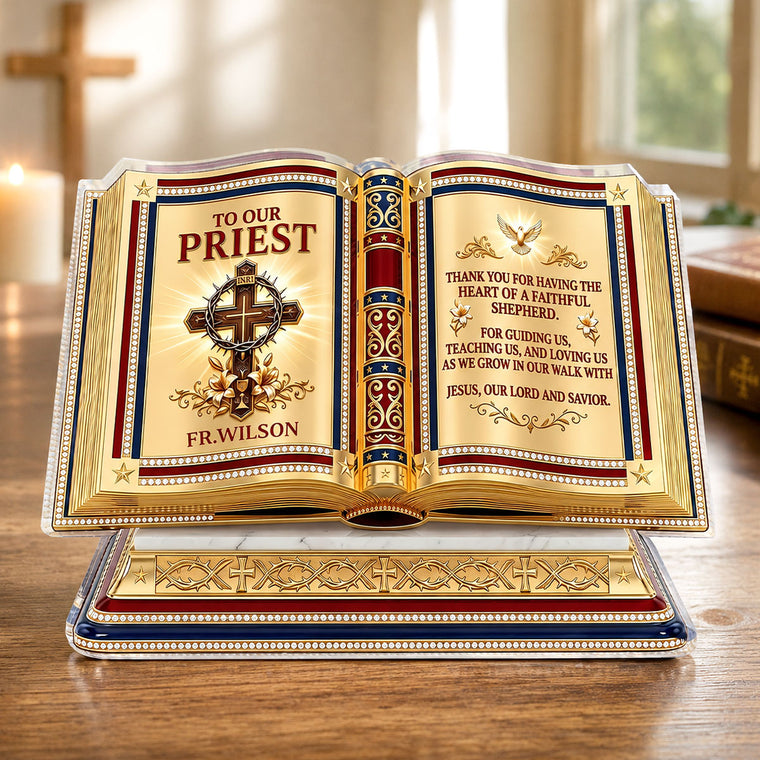 Heart of a Servant Leader - Personalized Acrylic Plaque GAPJS10032